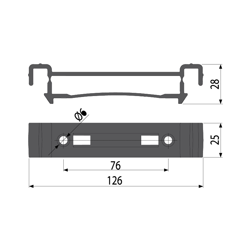 Zámok žľabu AVZ102-R102 | AVZ-P002 - technické parametre