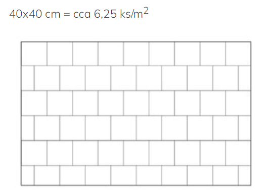 Terasové platne LA LINA - Vzory uloženia terasových platní