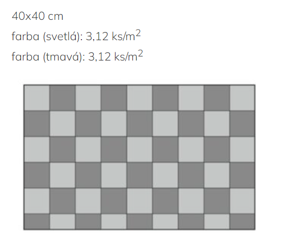 Terasové platne LA LINA - Vzory uloženia terasových platní