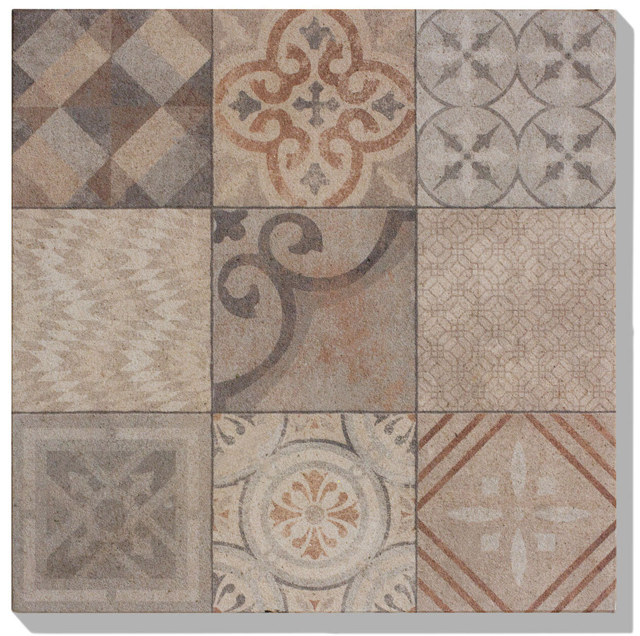 Terasové platne MYSTIKA | 60 x 60 x 3 cm - farba orient