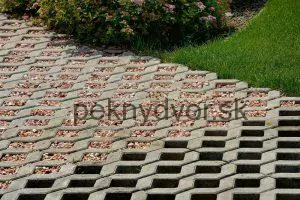 Zatrávňovacie tvárnice Citystonedesign | 60 x 40 x 8 cm