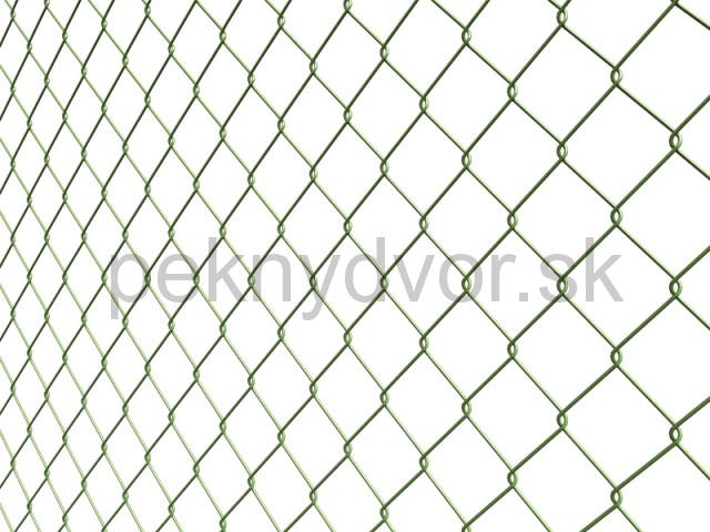 Štvorhranné pletivo 50/2,50-1,65/180/15m / PVC BND / ZN+PVC6005 