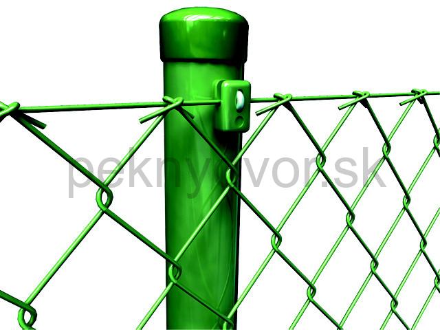 Štvorhranné pletivo 60/2,50-1,65/200/25m / PVC BND / ZN+PVC6005