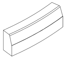 Obrubníky cestné oblúkové | polomer 3,0 m