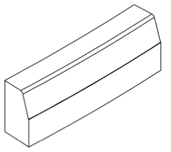 Obrubníky cestné oblúkové | polomer 8,0 m