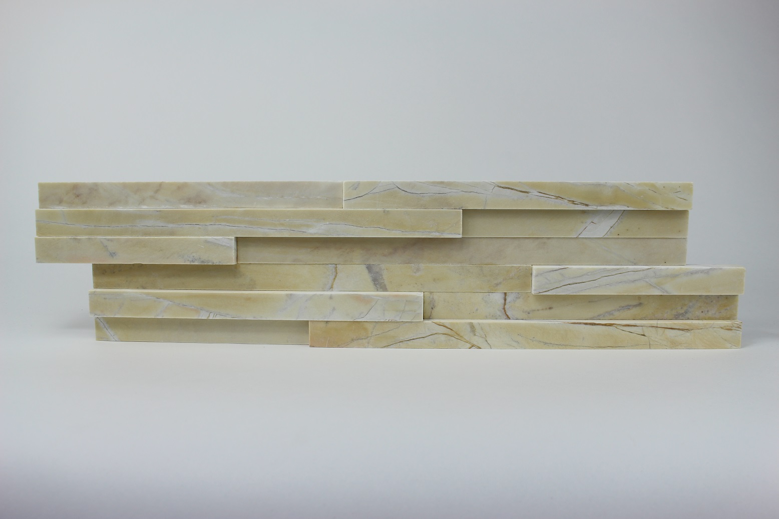 Mramor žltý leštený kamenný obklad 60 x 15 cm Z panel