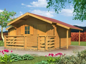 Záhradná chatka typ 945 PLUS - 395 x 295 cm