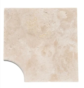 Bazénový lem – vnútorný roh Travertín Classic 45,7 x 33cm, hrúbka 3cm