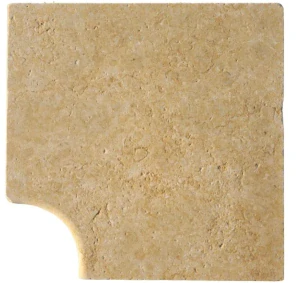 Bazénový lem – vnútorný roh Mramor Sunstone 47,7 x 35cm, hrúbka 3cm