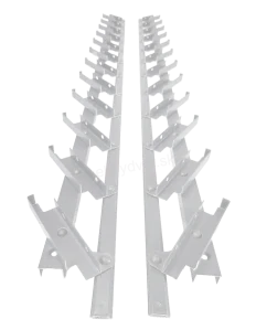Hliníkový vertikálny naklápací systém 1,090 m pre žaluziovú výplň 95x20 - pár (ľavý+pravý), Biely R9003