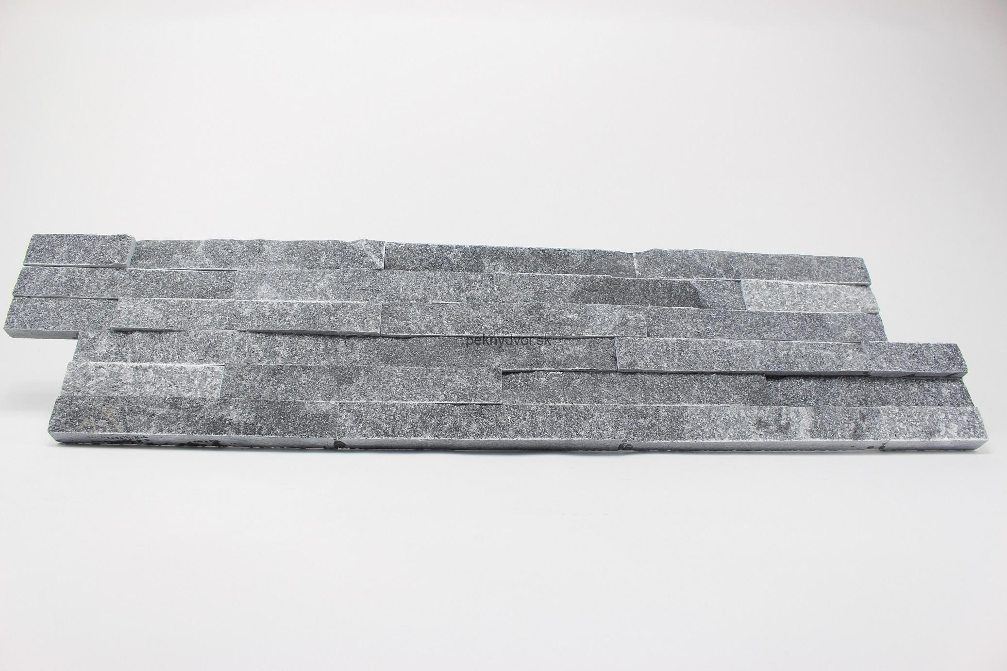 Mramor čierny kamenný obklad 60 x 15 cm Z panel