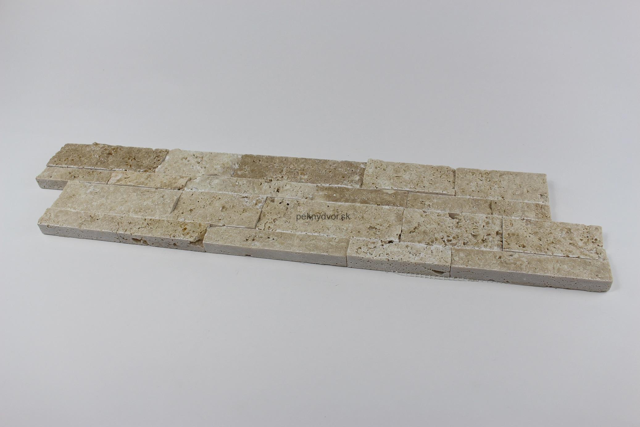 Travertín Classic panel 60 x 15 x 1,5 – 2,5cm