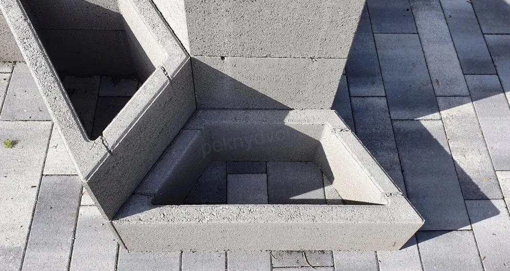 Vegetačná tvárnica POLIFLOR | 80/40 x 35 x 23 cm