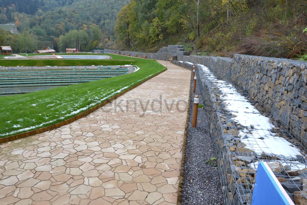 Zámková dlažba - Sasso colormix 6 cm