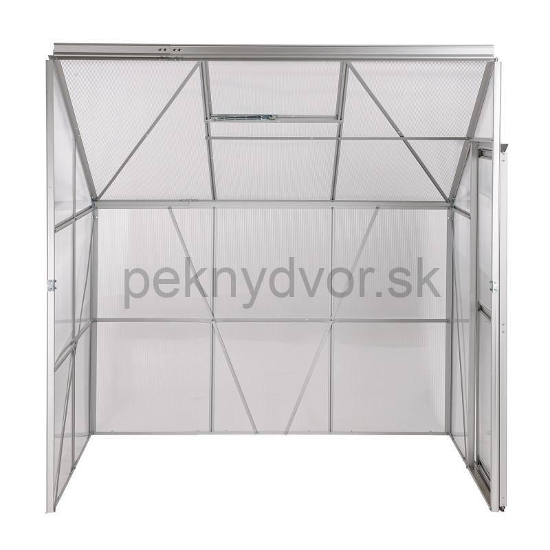 Hliníkový skleník 190x126x203 cm Antwerpen