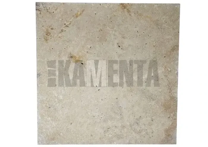 Travertín Classic CC Obklad / Dlažba 61 x 61cm, hrúbka : 1,2cm neplnený, kefovaný