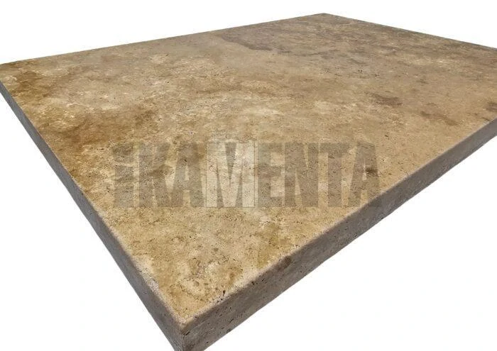 Travertín Camel kamenná dlažba 61 x 40,6cm hr.: 3cm