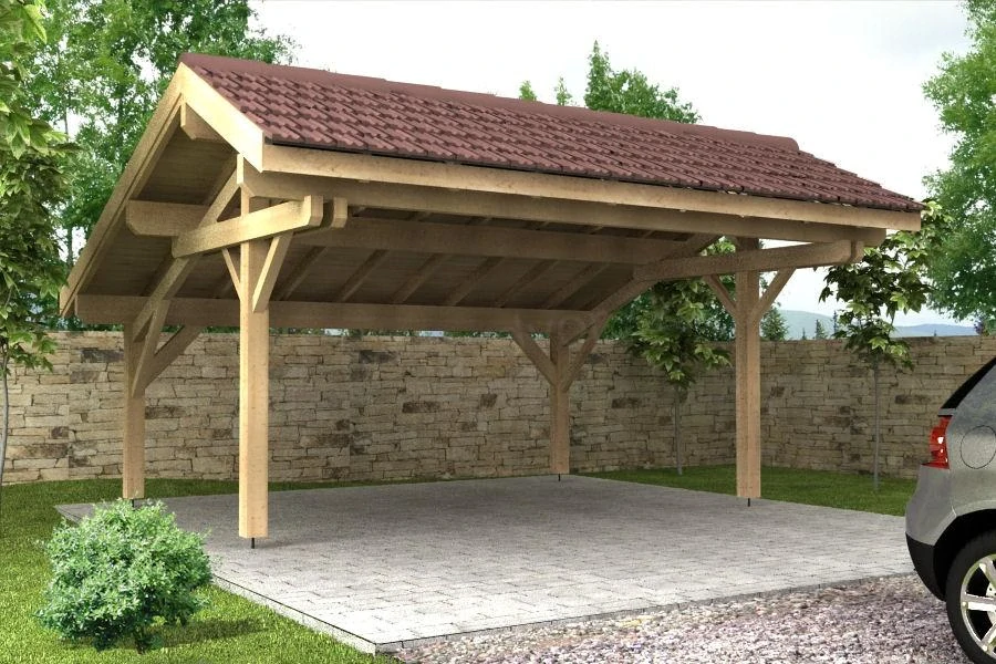 Francúzsky prístrešok s perodrážkou 550 x 350 cm