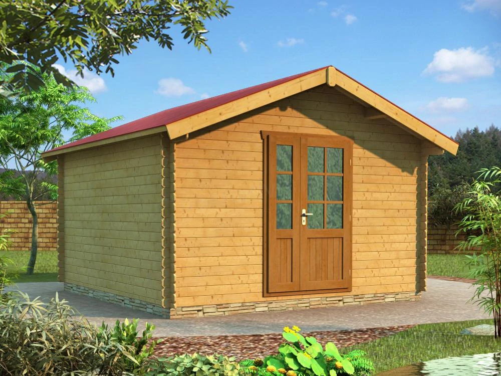 Záhradná chatka typ 960 - 295 x 295 cm 