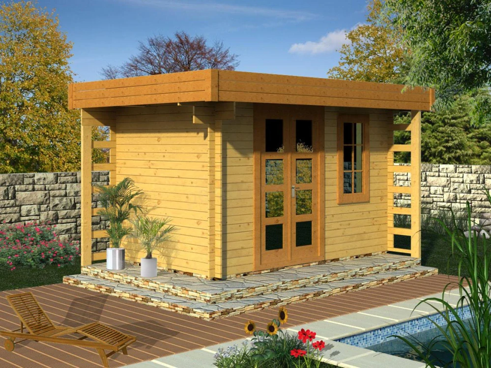 Záhradná chatka typ 970 - 395 x 295 cm 