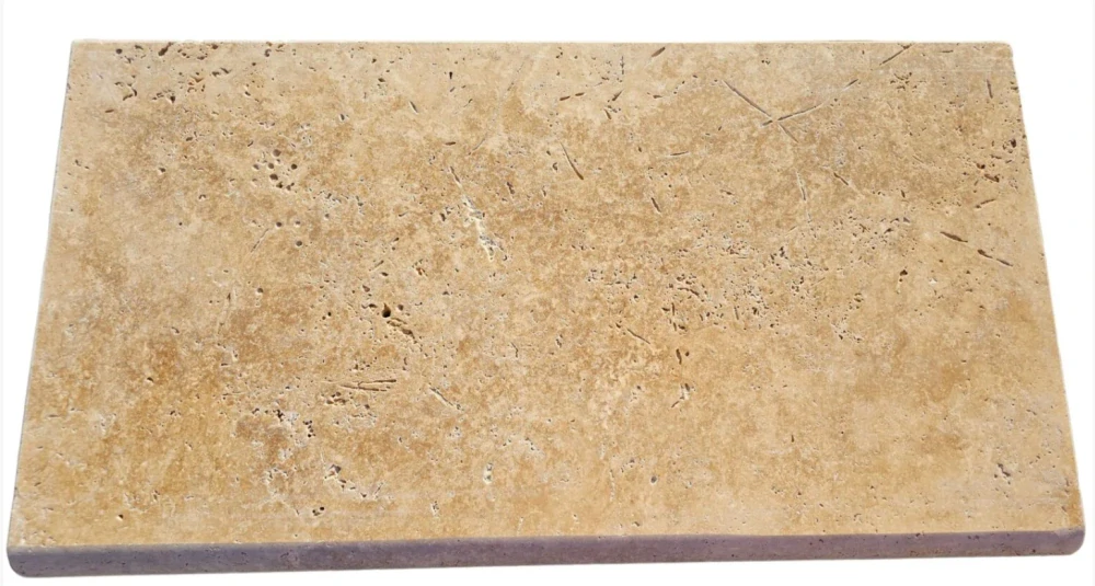 Bazénový lem Travertín Camel Prémium 61 cm x 33 cm , hrúbka: 3cm