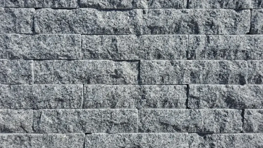 Žula tehlový obklad Antracit 30×7×1,5 cm