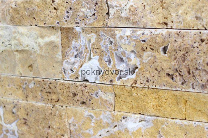 Travertín Gold Z-panel 60 x 15 x 1,5 – 2,5cm
