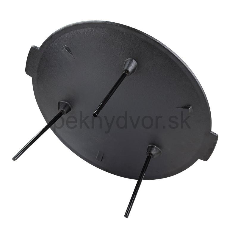 DEMA Grilovacia liatinová platňa na oheň 44 cm Toledo
