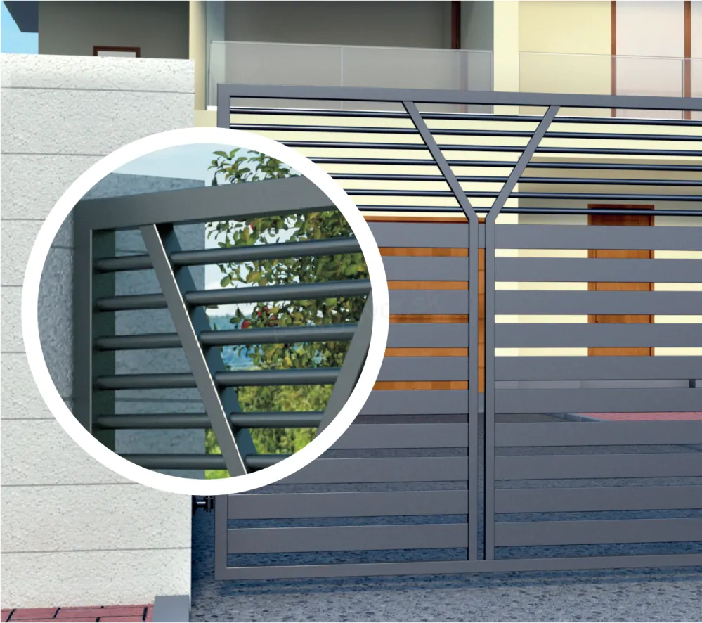 Krídlová brána FENCE 05