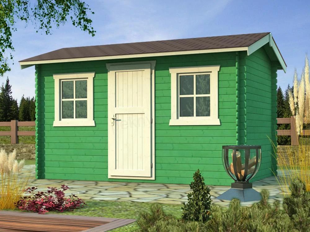 Záhradná chatka typ 105 - 395 x 295 cm