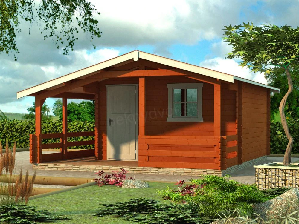Záhradná chatka typ 107 - 395 x 295 cm
