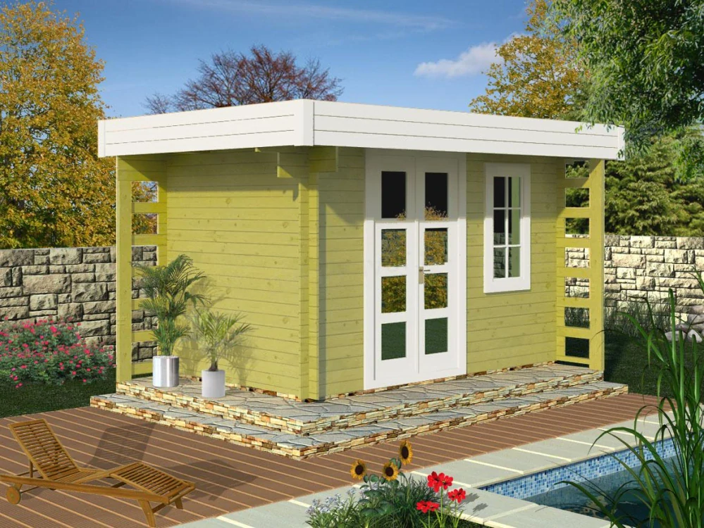 Záhradná chatka typ 970 - 395 x 295 cm 