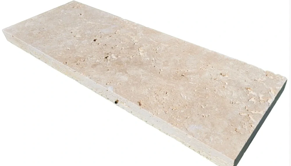 Obrubník z Travertínu Classic 61×20,3cm , hrúbka 3cm