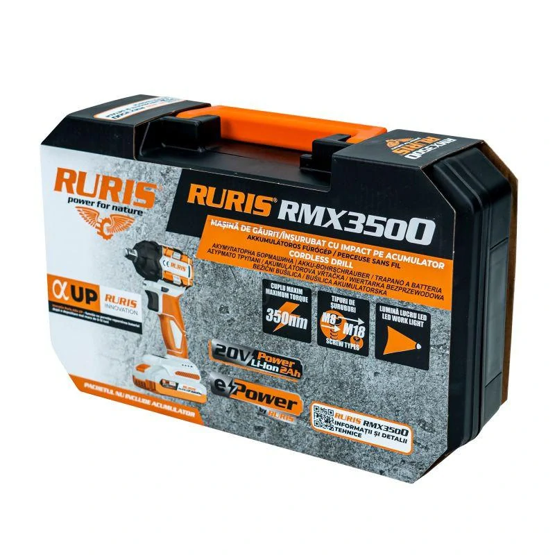 RURIS aku rázový uťahovák RMX 3500