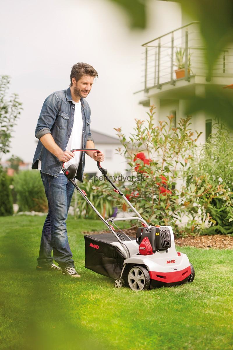 Benzínový prevzdušňovač AL-KO Combi Care 38 P Comfort s košom