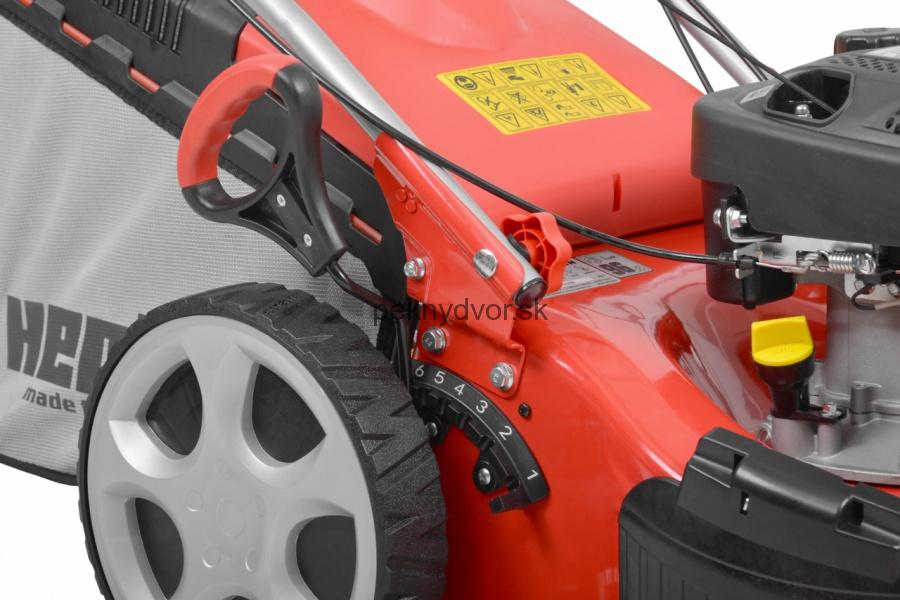 HECHT 5433 SW - benzínová trojkolesová kosačka s pojazdom