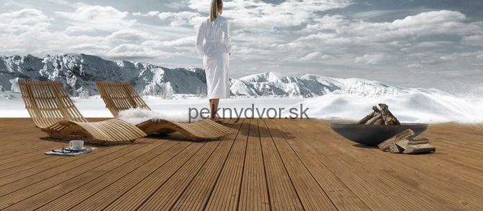 Terasová doska Termoborovica Profix 2 kartáčovaný/hladký | 3900 mm