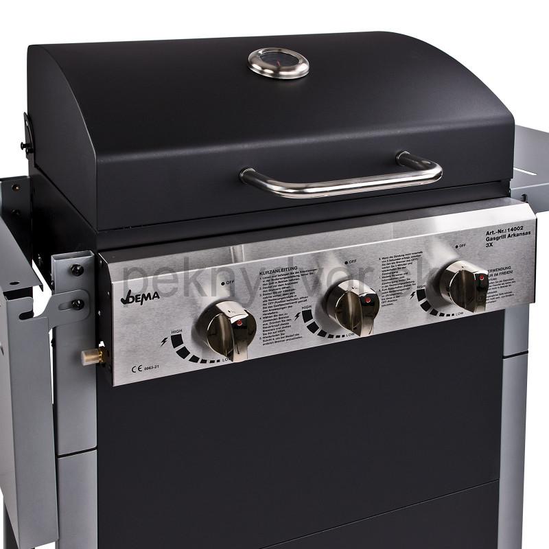  Plynový gril trojhorákový 8,1 kW Arkansas 3X 