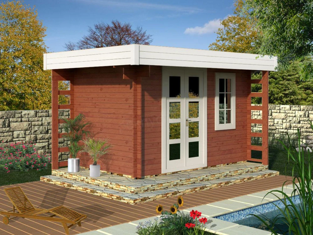 Záhradná chatka typ 970 - 395 x 295 cm 