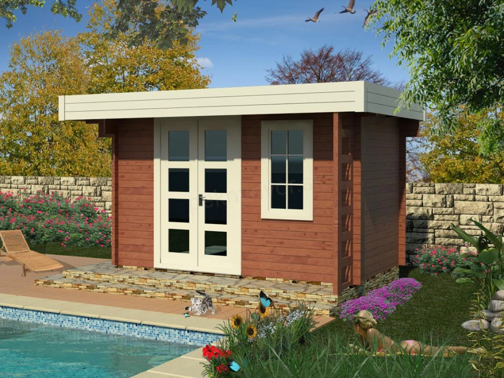 Záhradná chatka typ 970 - 395 x 295 cm 