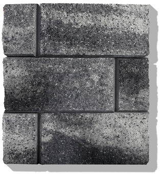 Obklad O-MAC | 39,6 x 5 x 14,8 cm - sivo-grafitová farba