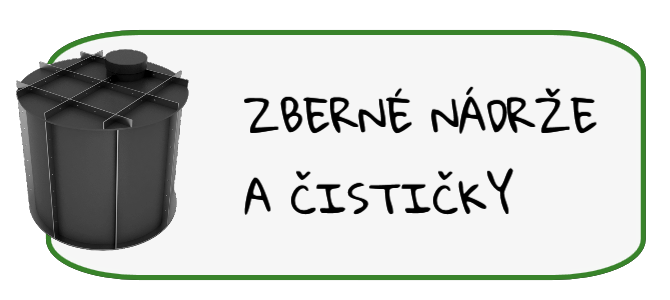 Zberné nádoby a čističky